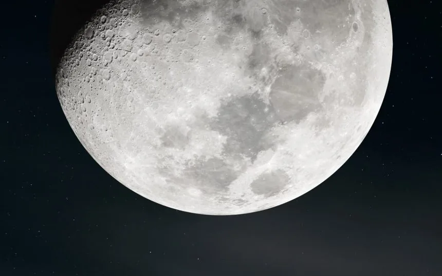 Full Moon Circle – Vollmond am Nachthimmel